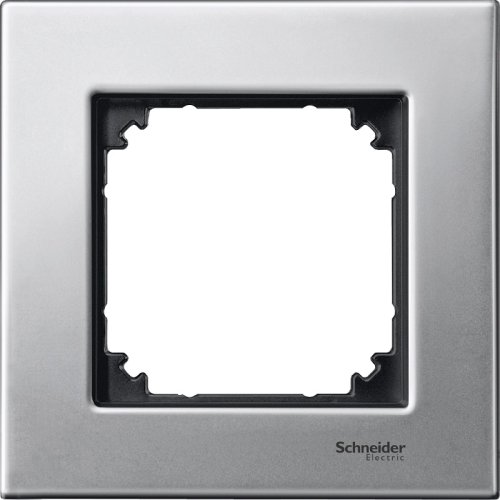 Рамка универсальная Schneider Electric Merten M-Elegance 1-м. металл платина серебро картинка